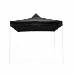 Toit de remplacement Tourtecs 3x3 m - Pavillon/Tonnelle noir Oxford 800D, imperm&eacute;able