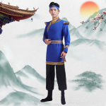 Mongolų Etninio &Scaron;okio Spektaklio Kostiumų Rinkinys One Size (160-190cm)