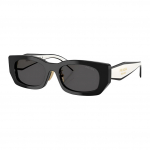 Prada Mi&scaron;rių dizainų kvadratiniai akiniai nuo saulės Moteri&scaron;ki akiniai nuo saulės Juodi 0PRB05S09Q08Z53 Basic Packaging-Eyeglass Case+Box