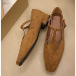 Nauji Retro Komforto Baleto Batai Moteri&scaron;ki Atsitiktiniai Kasdieniai Žemu Kulnu Sagtis Dirželis Mary Janes Moteri&scaron;ki Auk&scaron;takulniai Zapatos De Muje 35 chaki