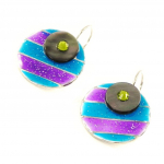 NOA [H8835] - Boucles Cr&eacute;ateur 'Bora Bora' bleu violet mėlyna