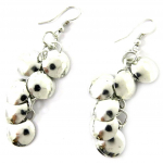Les Tr&eacute;sors De Lily [L5763] - Boucles Cr&eacute;ateur 'Kilimanjaro' argent&eacute;