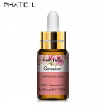 PHATOIL Geraniumų eteriniai aliejai Ilgai i&scaron;liekantys kvapai Aromaterapiniam difuzoriui Odos priežiūrai SPA Jogai Atsipalaidavimui &bdquo;Pasidaryk pats&ldquo; Muilo ir žvakių gamyba Geranium-5ml+Dropper