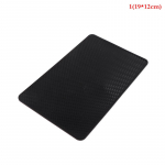 Automobilio prietaisų skydelio lipnus neslystantis PVC kilimėlis, neslystantis lipnus gelio padėklas telefono raktui 19*12cm