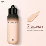 QIC Base Face Liquid Foundation Cream Full Concealer Concealer Oil Control Easy Makeup Soft Facial Makeup Foundation Natural