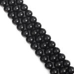 32-62 vnt. natūralaus akmens karoliukai, juodi obsidianai, apvalūs karoliukai papuo&scaron;alams gaminti &bdquo;pasidaryk pats&ldquo; apyrankės karoliai 10mm 39pcs
