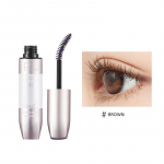 4D Mascara Thick Curly, vandeniui atsparus plonas ir nei&scaron;teptas tu&scaron;as brown
