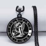 12 žvaigždynų nerūdijančio plieno grandinėlės moteri&scaron;ki/vyri&scaron;ki sidabriniai karoliai papuo&scaron;alai