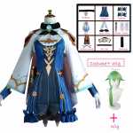 Genshin Impact Sucrose Cosplay kostiumas Genshin Sucrose Cosplay Perukas Batai Batai Anime Tarnaitė Lolita Suknelės Vakarėlio Kostiumas Didelis dydis Costume And Wig-S&Genshin Impact