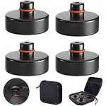 4 dalių automobilio kėliklio guminis padas Tesla Model 3/Y/S/X vežimėliui ir universalus guminis padėklas automobiliniams visureigiams Tvirtas ir prakti&scaron;kas automobilio derinimas, skirtas apsaugoti