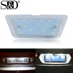 1vnt baltas LED valstybinio numerio ap&scaron;vietimas be klaidų Canbus lempa Opel Astra G sedanui 1998-2004 1999 2000 2001 2002 2003 m.