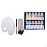 Pro Painting Tube pigmentai + Dažų &scaron;epečiai + Grandikliai I&scaron; viso 37 vnt