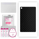 apgo Protective Skin Sticker for the back compatible with Huawei MatePad C5E WI-FI, Wrap Film, Foil, Vinyl - Pattern Carbon Black