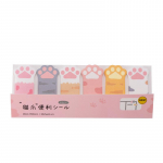 1 gabalas Kawaii kanceliarinės prekės Animacinis filmas Katės letenėlė Atminties bloknotas Žymės Vėliavos Rodyklės Skirtukas Lipdieji užra&scaron;ai Etiketės Popieriaus lipdukai