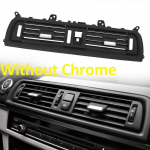 Priekinės konsolės centrinė oro kondicionieriaus AC oro i&scaron;leidimo grotelės BMW 5 serijos F10/F11/F18 2011-2017 64229166885 64229209136 Oro i&scaron;leidimo panelė