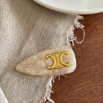 Vintažinis prancūzi&scaron;kas-koreieti&scaron;kas lydinio acetato ančiuko tipo plaukų segtukas: Mielas, Auk&scaron;tos kokybės &scaron;oninis segtukas