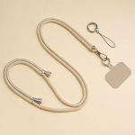 Crossbody Lanyard karolių dirželis Universalus mobiliojo telefono reguliavimo ilgas kabantis virvė su segtuku nuo pametimo chaki