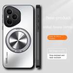Dėklas Huawei Honor 400 Pro, kietas matinis su žiediniu stovu, magnetinis apsauginis galinis dangtelis, dėklas Honor 400 Lite 400Pro telefono korpusui For Honor 400 Pro balta
