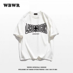 Vasaros mados sunkiasvoriai retro vyri&scaron;ki angli&scaron;kos raidės 100 % medvilnė, marginta apvaliu kaklu Auk&scaron;tos kokybės laisvalaikio fitneso gatvės mar&scaron;kinėliai M