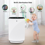 Oro valytuvas True su HEPA filtru Kvapo Alergijų &Scaron;alinimo priemonė Dūmams/Dulkėms/Lakiems organiniams junginiams/Žiedadulkėms/Gyvūnų pleiskanoms/PM2.5 Namams Biurui