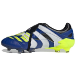 Adidas Predator Accelerator FG Karali&scaron;kos mėlynos ir saulėtos geltonos spalvos vyri&scaron;ki sportbačiai Debesų baltumo FZ5429 42⅔
