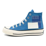&bdquo;Converse Chuck 70 Classic Trend&ldquo; patvarūs auk&scaron;takulniai drobiniai unisex sportbačiai su retro mėlyna spalva A00733C 49
