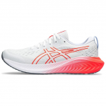 Asics Gel-Excite 10 Patogūs Mink&scaron;tas Amortizavimas Kvėpuojantys Žemi Bėgimo Bateliai Moteri&scaron;ki Sneakeriai Balti Raudoni 1012B418-101 39