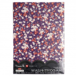 Kamiiso Kimono Grožis Washi Chiyogami Gėlė A4 Dydis 12 Lapų Raudonos ir Baltos Slyvos Žiedai 2203 Nr.