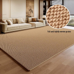 Dėmėms atsparus imituotas sizalio neslystantis svetainės kilimas su katės pėdutės dizainu 80x200cm