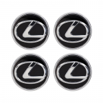 4 vnt. 62 mm automobilio ratlankio centrinis emblemos dangtelis Lexus F SPORT ES RX NX LS UX CT GS RC HS SC TX LB LM LX GX LC RZ IS ratlankio apdaila A