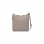 Longchamp Le Foulonn&eacute; 27 Užtrauktukas Vienspalvė Nuimamas Peties Dirželis Oda ir Audinys Didelė Peties Crossbody Rankinė Moteri&scaron;kos Peties Rankinės 10140021P55 Dove Color