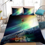 Projektas &bdquo;Hail Mary&ldquo; patalynės komplektas 3D spaudinys Filmas Ryland Grace Antklodės užvalkalas Vaikams Paaugliams Suaugusiems Miegamojo dekoras Mink&scaron;tas užvalkalas ant antklodės 240x220cm