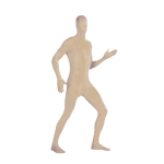 24 Zentai Nematomas kombinezonas Cosplay kostiumas Bodysuits Helovinas Karnavalas Kūną aptempiantis kostiumas Spandex Tampri I&scaron;nykstantis kombinezonas 140cm white
