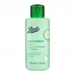 Boots Cucumber 2-in-1 Cleanser & Toner with vitamin for Radiant Skin for All Skin Types 150 ml - Thai