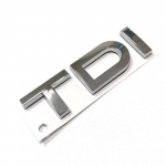1X chromo blizgus juodas ABS TDI automobilio galinis emblemos lipdukas skirtas A1 A3 A4 A5 A6 A6L A7 A8 S3 S6 Q3 Q5 Q7 TT S RS