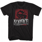 Scarface S yra Scarface juodi unisex mar&scaron;kinėliai S