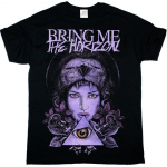 Bring Me The Horizon Forest Girl juodi unisex mar&scaron;kinėliai S