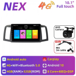 2 Din Android Multimedia, skirta JEEP Grand Cherokee WK 2004-2007 Car Radio Stereo Carplay Auto GPS Navigation Head Unit Autoradio 4+32+MIC+AHD