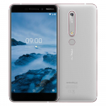 Atnaujintas atrakintas originalus Nokia 6.1 4G Android a&scaron;tuonių branduolių 5,5 colio 4 GB RAM 64 GB ROM 16 MP 1080P mobilusis telefonas su 1 SIM kortele 4GB 64GB Simple balta