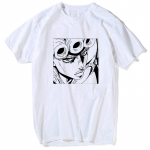 Mar&scaron;kinėliai Cool JoJo Bizarre Adventure Graphic Print Tee Homme Japonijos anime stiliaus plius dydžio mar&scaron;kinėliai
