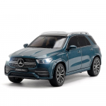 1/24 Benz GLE350 GLE SUV Lydinio Automobilis Diecastai ir Žaislinės Transporto Priemonės Automobilio Modelis Garsas ir &Scaron;viesa Atgal Traukiamas Automobilis Žaislai Vaikams Dovanos mėlyna