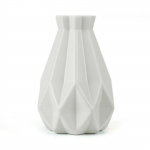 Nauja origami plastikinė vaza balta imitacija keramikos gėlių vazonas gėlių krep&scaron;elis