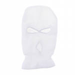 1 vnt. Juokingas parodinis automobilio sėdynės galvos apdangalas, galvos atlo&scaron;o užvalkalas, 3 skylių megzta veido kaukė, sėdynės užvalkalas, automobilio kūrybingos sėdynės dekoracijos, aksesuarai balta