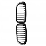 2vnt Automobilio priekinio buferio grotelės Kidney Racing Grotelės, skirtos BMW 1 serijos F20 F21 2015 2016 2017 Keičiamos lenktyninės grotelės 51137371685