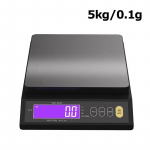 Skaitmeninės elektroninės virtuvinės svarstyklės 5kg/0.1g 10kg/1g Nerūdijančio plieno Įkraunamos Didelio tikslumo Automatinis i&scaron;jungimas Vienetų konvertavimas