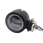 ONGMEIL Motociklo LED Prožektorius/Rūko žibintas su Angel Eye &scaron;viesa Harley Honda Suzuki Kawasaki Custom (Viena balta &scaron;viesa) balta