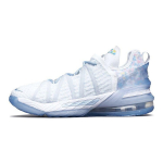 Nike LeBron 18 NRG GS Mėlynas Atspalvis Vaikams Sportbačiai Balti Skaidrūs CT4677-400 36