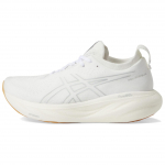 ASICS Gel Nimbus 25 Balti Gumos Moteri&scaron;ki Sportbačiai 1012B356-102 39