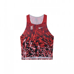 Nike AeroSwift Bowerman Track Club Mar&scaron;kinėliai Dri-Fit ADV Bėgimo Liemenė Raudona/Balta Vyri&scaron;ki Gatvės Drabužiai DV7713-687 S
