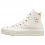 Converse Chuck Taylor All Star Lift Platform Auk&scaron;takulniai Y2K &Scaron;irdelė Moteri&scaron;ki Kedai Kreminis Egreto Kar&scaron;tligės-Svajonės A09114C 36.5